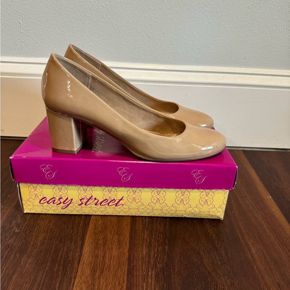 Nude Patent 2” Heels